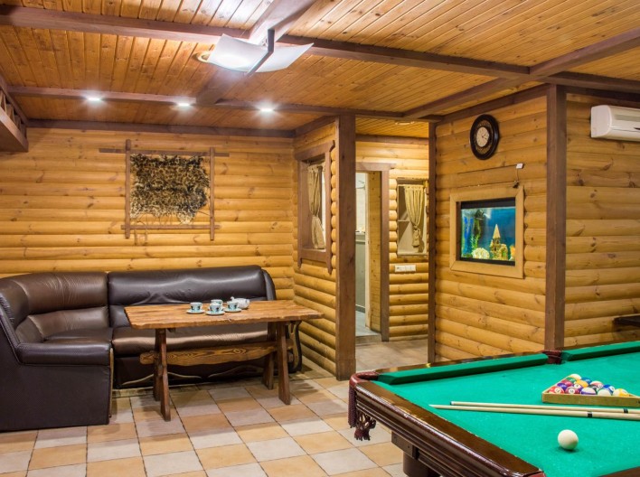 зал vip с бильярдом