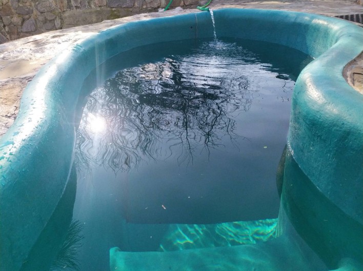 Купель с родниковой водой